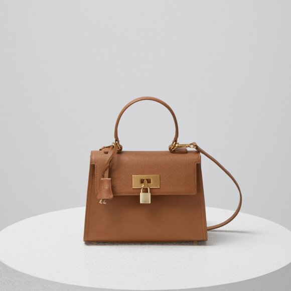COURONNE Handbags - NWT COURONNE Stephanie Classic Brown Tote 24 Bag